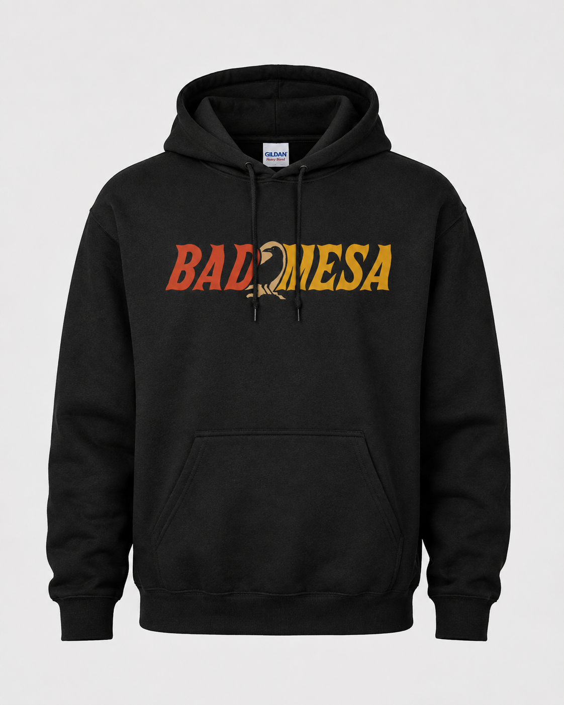 Crow Logo Hoodie Black